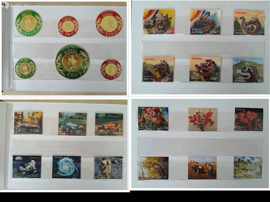 Briefmarken Bhutan, Album