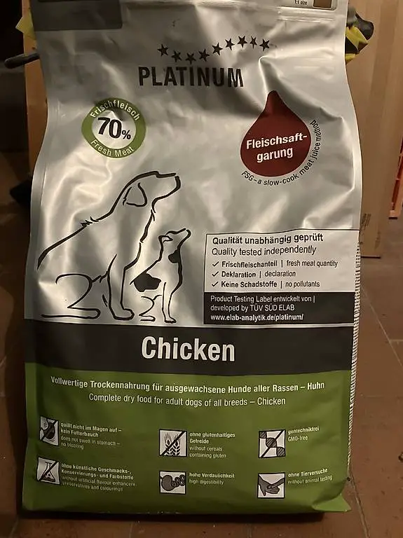 Hundefutter Platinum Chicken