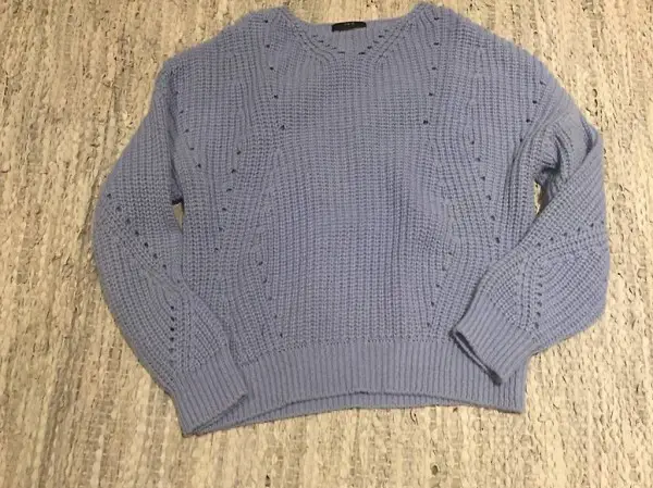 Set Wollpullover Oversize hellblau 36