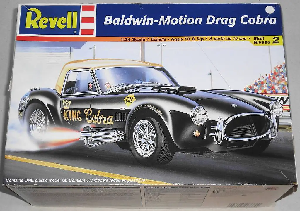 revell usa baldwin-motion drag cobra 1:24