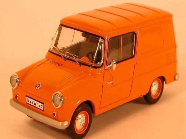  NEU: VW Typ 147 Fridolin Lieferwagen 1964-1974 orange 1:43