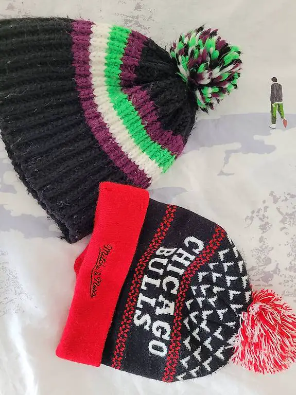 Bommelkappe Mütze Chicago Bulls DK