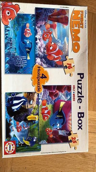 Holz Puzzle Box Findet Nemo