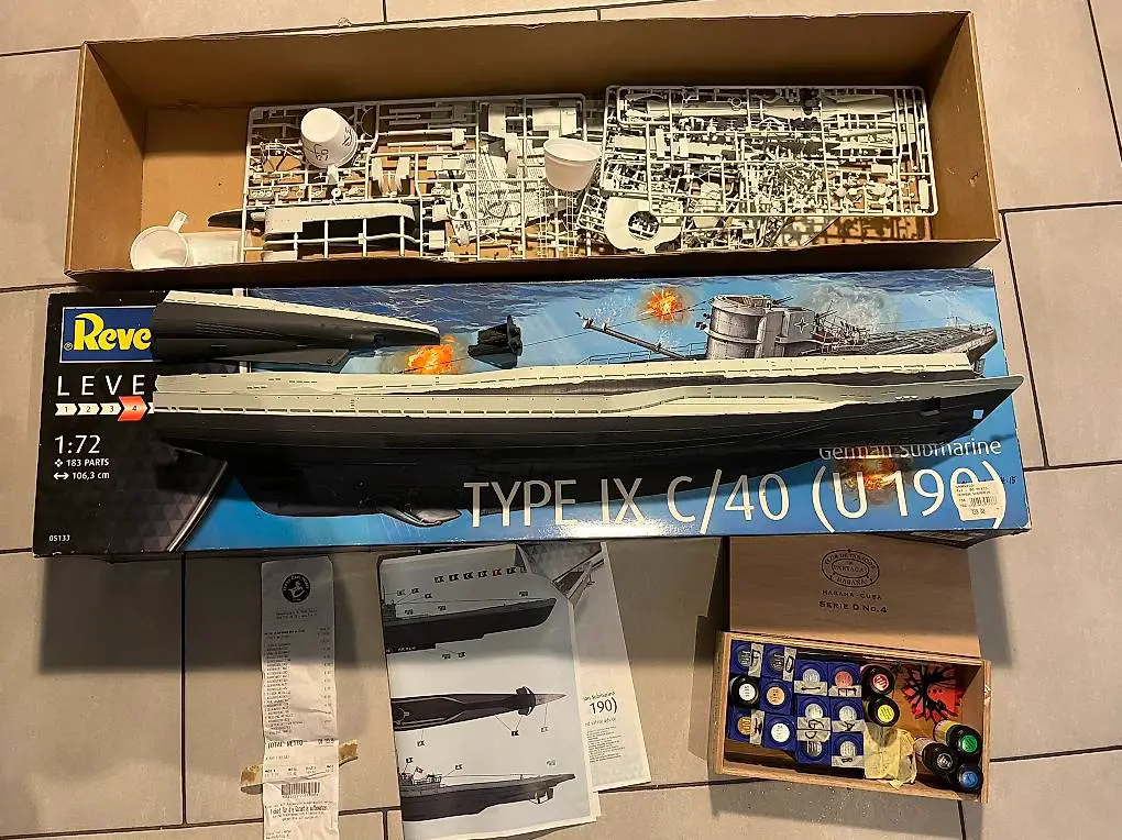 Revell German U-Baot Militär Set mit allen Farben