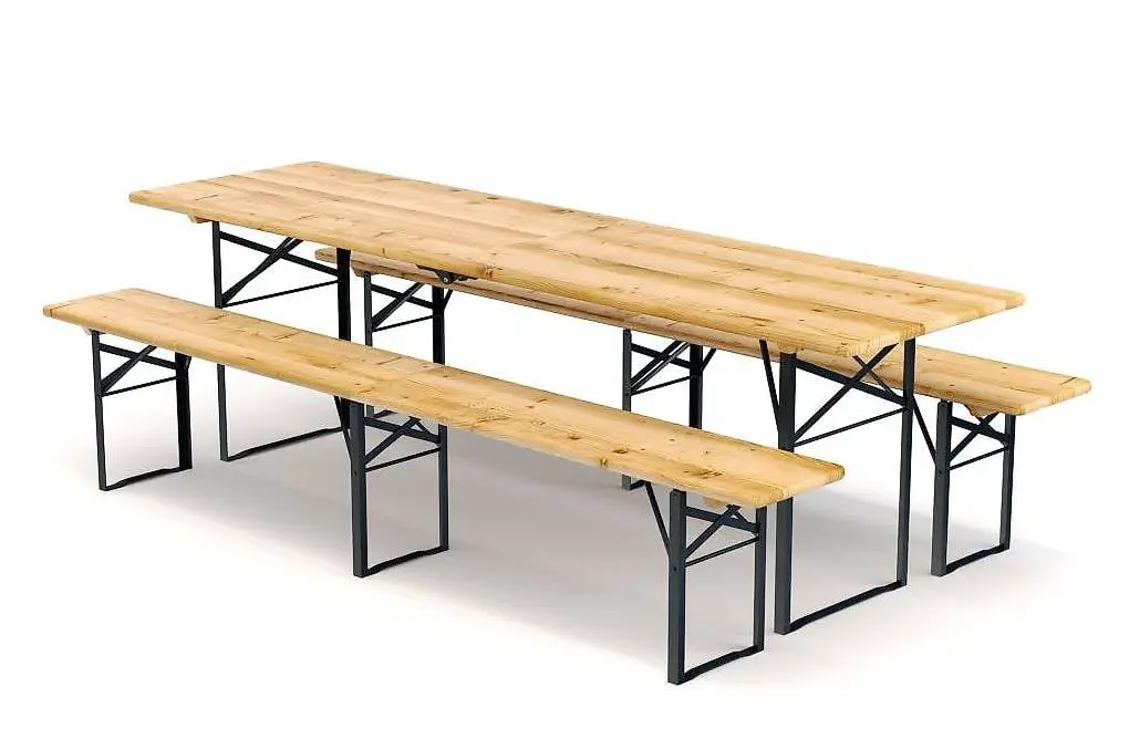 Festbank Bierzeltgarnitur 217 x 48/24 cm