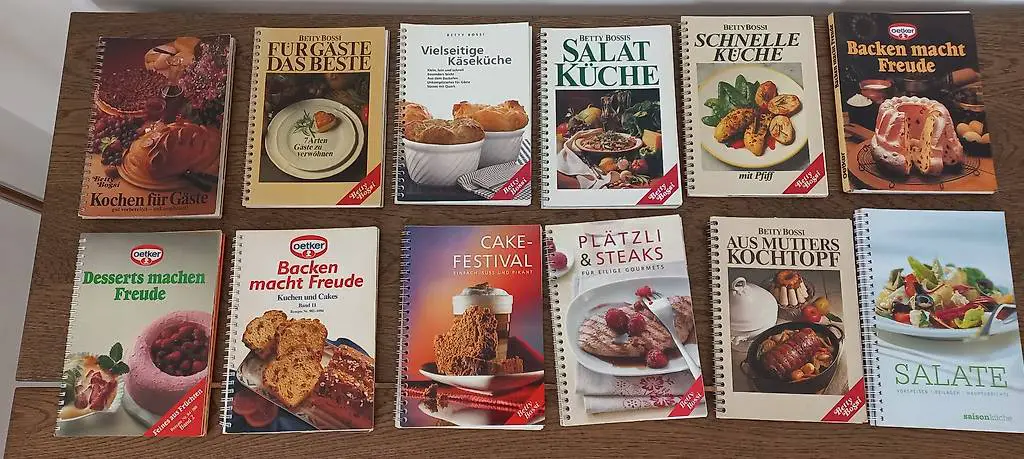 Betty Bossi Kochbücher diverse