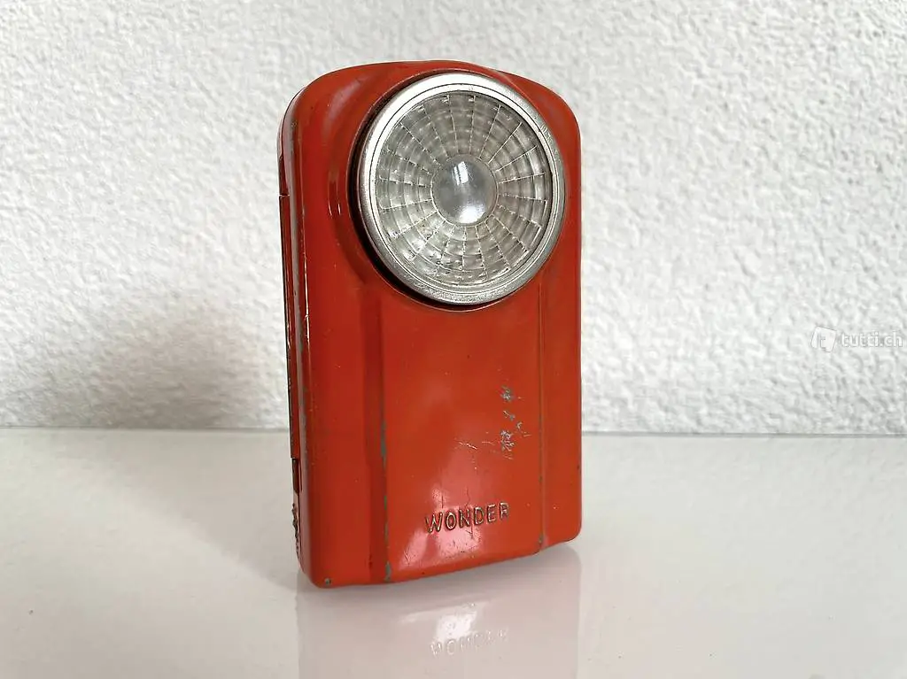 Vintage Wonder Taschenlampe in orange