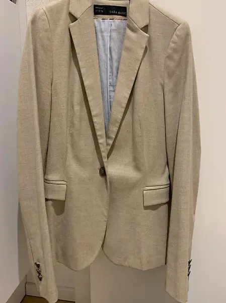 Zara Basic Blazer Beige GR S