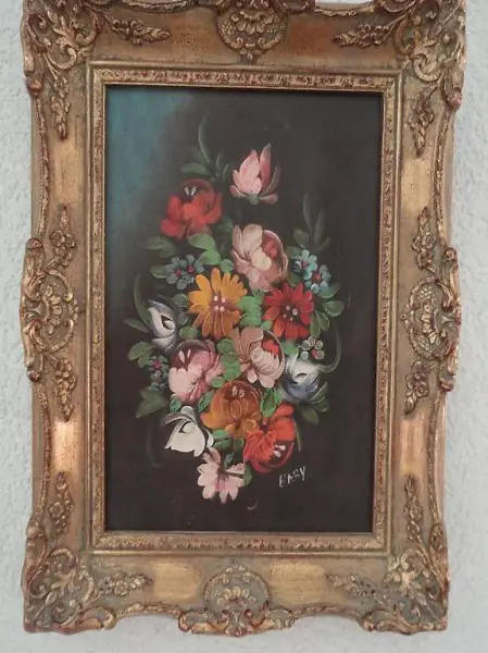  Bild Ölbild, mit Goldrahmen