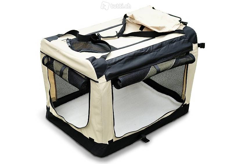 Hundebox faltbar XL beige