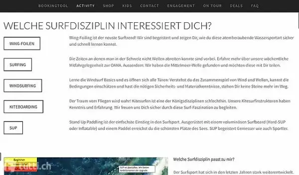 Gutschein Enigmaticsurf Greifensee (Uster ZH)