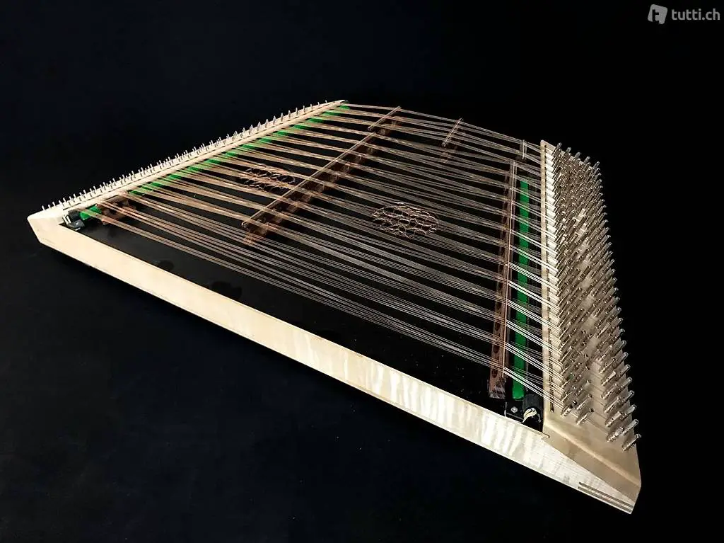  Hackbrett mit Dämpfer inkl. Kasten