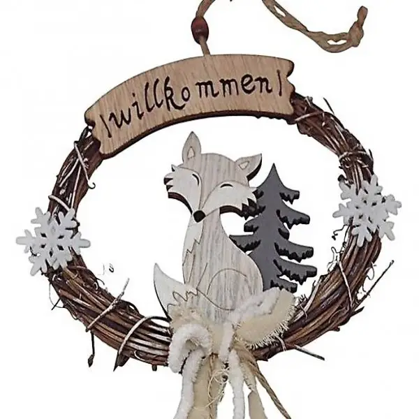  Wand- Türhänger Dekoration Holz, Willk..