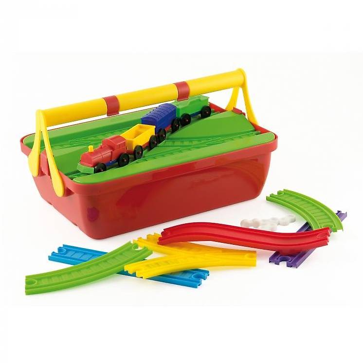 Quercetti trenino con scatola (toolbox)