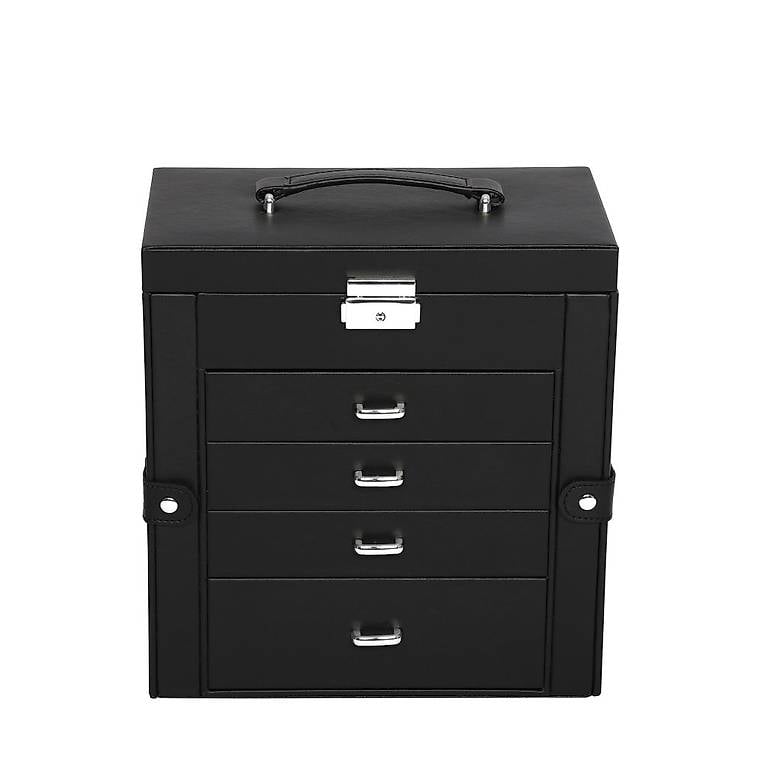 Schmuckkästchen abschliessbar schwarz