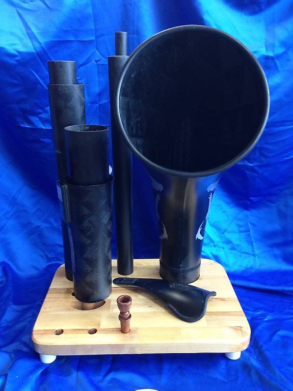 Carbon-Alphorn-Ständer