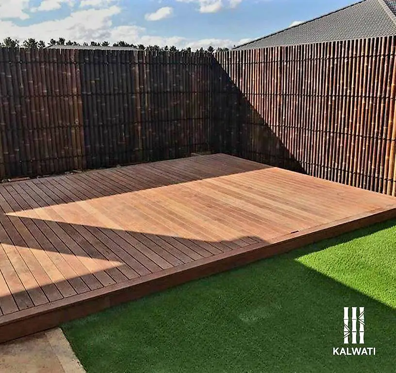 Original Bambuspaneele aus Indonesien