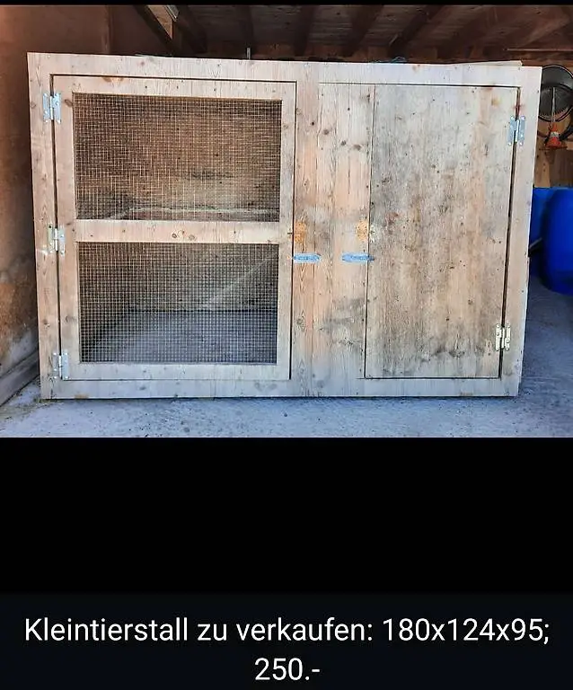 Kleintierstall Massiv