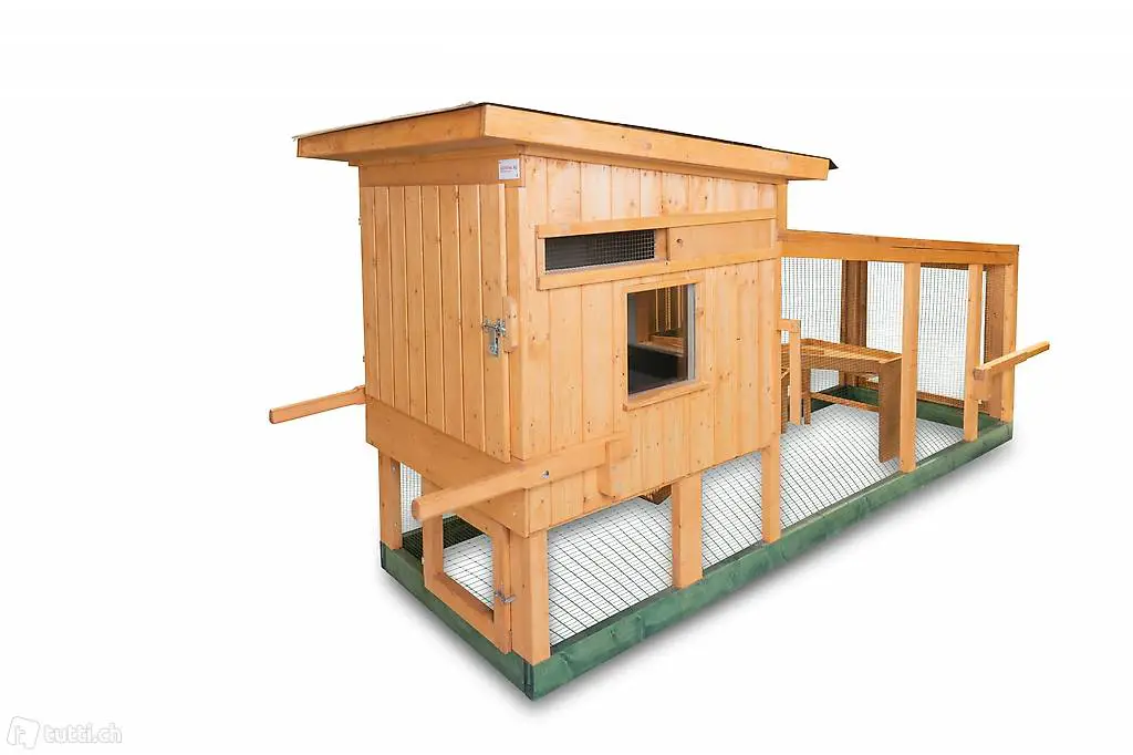  BIO Geflügel- und Kaninchenstall, mit Auslauf
