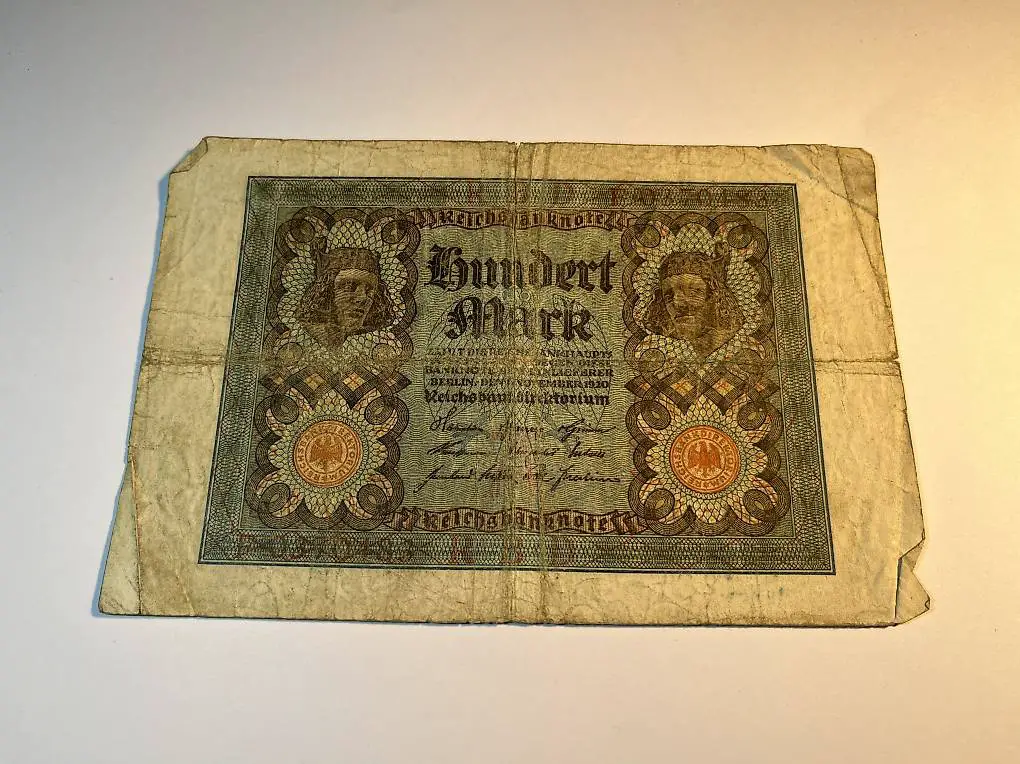 Hundert Mark, 1920