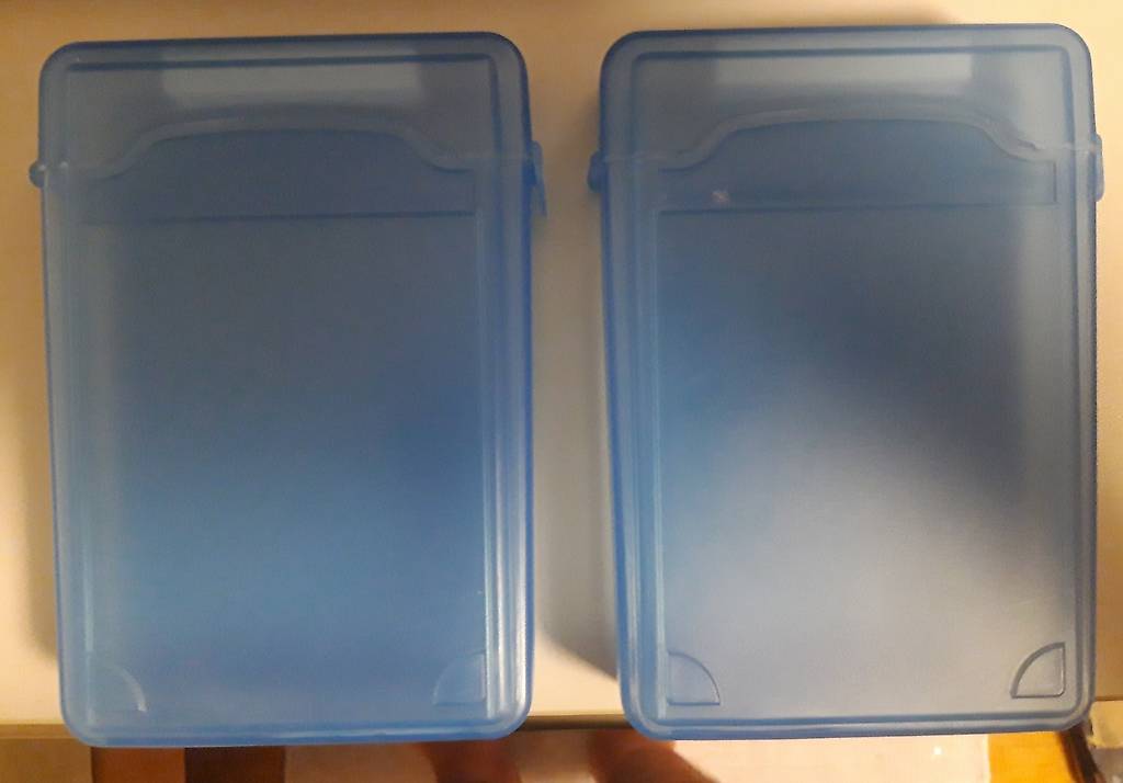 2x 3.5" Harddisk Aufbewahrungsbox (neu)