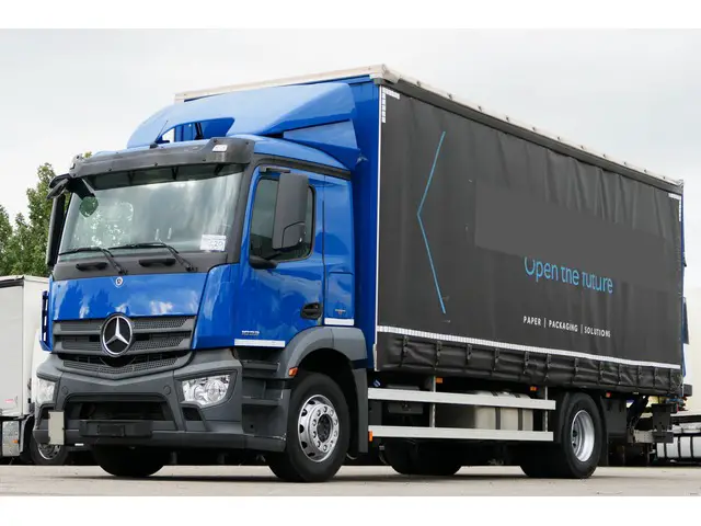 MERCEDES-BENZ, Antos 1833 Pritsche Plane Bordwände LBW, Brücke-Verdeck