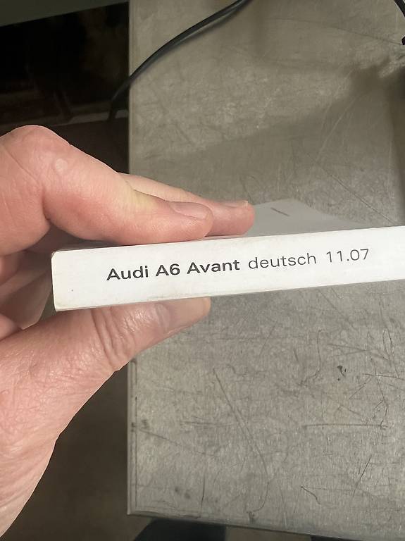 Gebrauchsanleitung Audi A6 Avant 2007