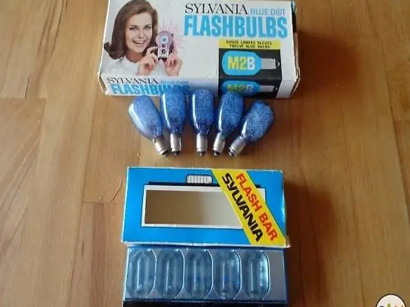 Sylvania / lot de 2 boites ampoule flash vintage