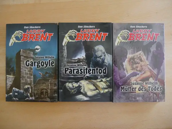 3 Larry Brent Romane von Susanne Wilhelm