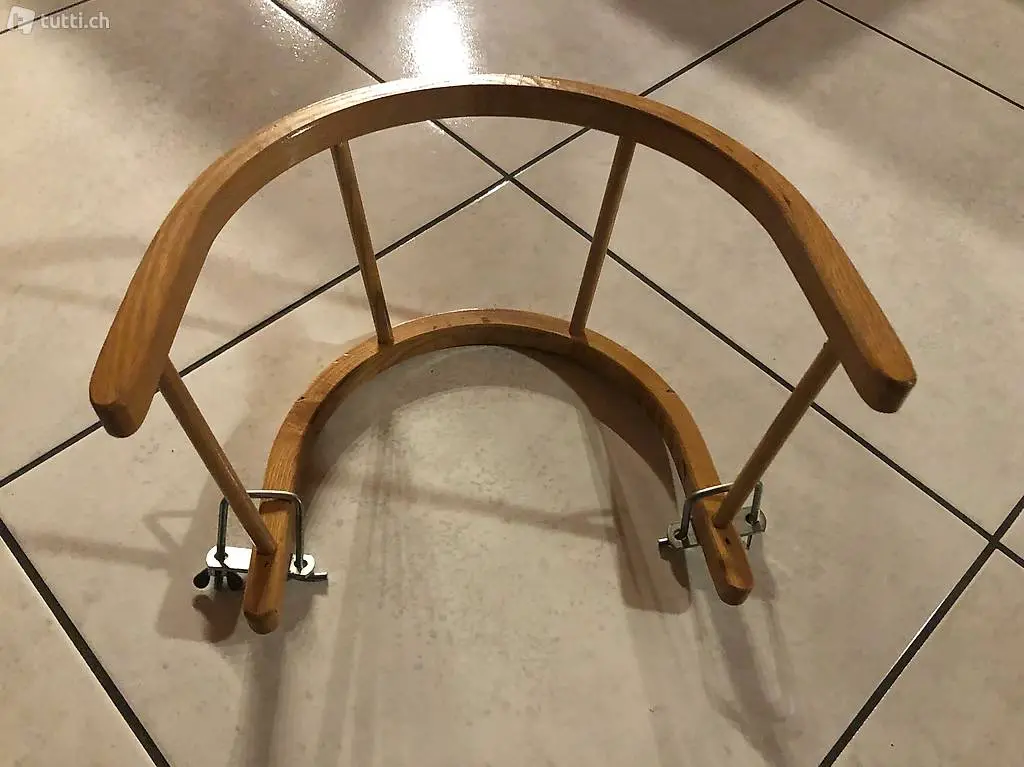 Schlittensitz aus Holz