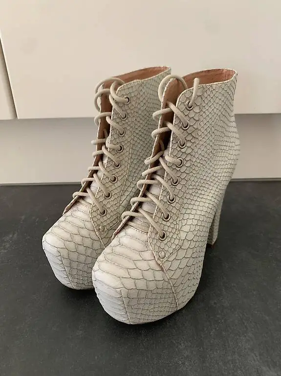 Jeffrey Campbell Schlangenoptik, Grösse 37 (neu)