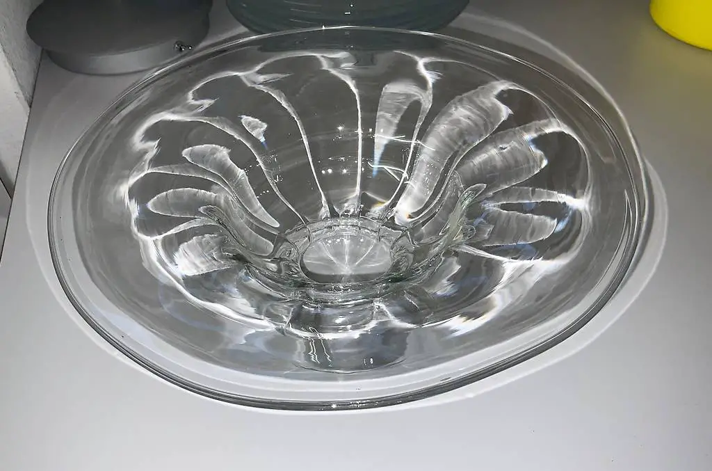 Hergiswil Glasi, Glasschüssel mit Fuss