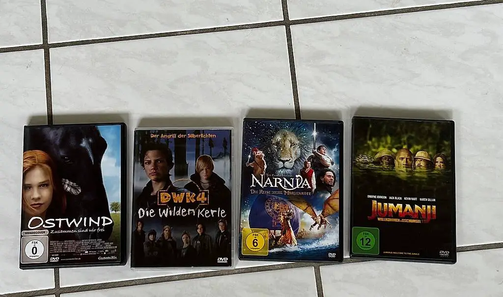 4 Filme Narnia, Die Wilden Kerle 4, Jumani und Ostwind