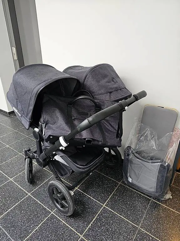 Bugaboo Donkey 3 Duo - Mineral (inkl. Sportsitz + Fusssäcke)