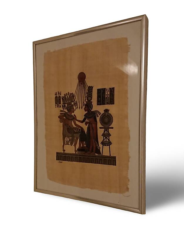 Pharao Bild Gemälde Egypte Papyrus Hiéroglyphes Image Ägypte