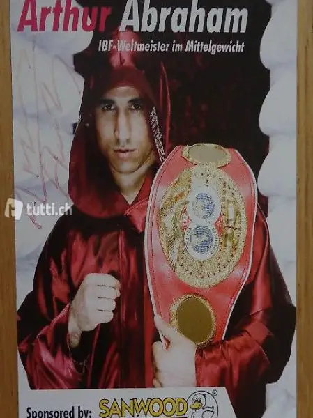 Autogrammkarte Arthur Abraham