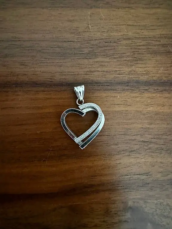 Herzanhänger aus 925 Silber