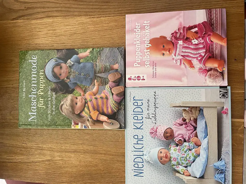 Puppenkleodet Nähen und Häckeln