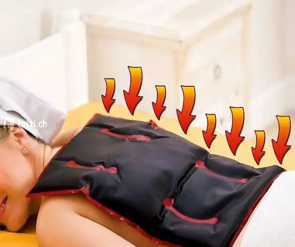 Moor-Wärmekissen, 48 x 2 x 30 cm fabrikneu