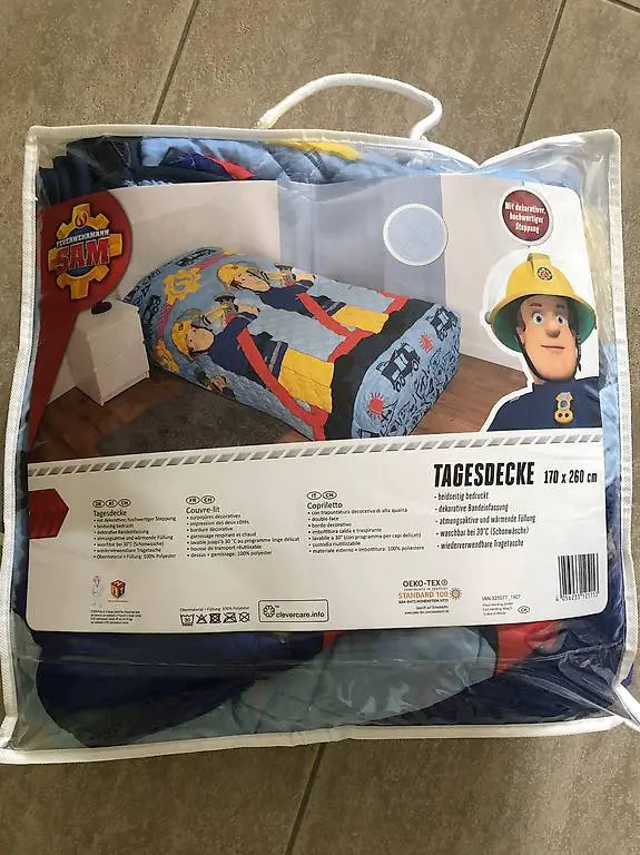 Tagesdecke Feuerwehrmann Sam
