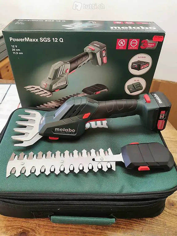  Strauch und Grasschere Metabo