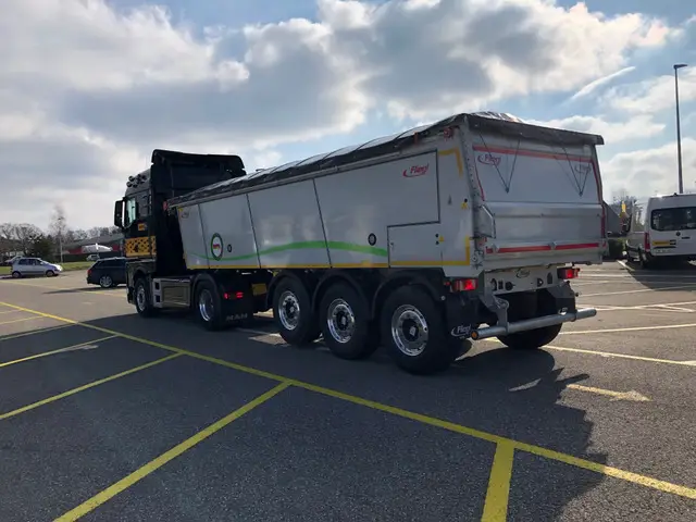 FLIEGL, Fliegl Abschiebesattel ASS 372 Mega, Abschiebesystem