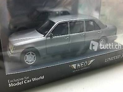 MERCEDES-BENZ V124 LANG SILBER 1:43 NEO
