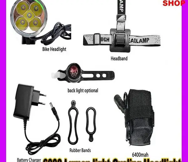  6000 Lumen LED Scheinwerfer Radfahren