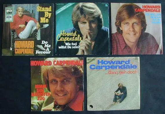 HOWARD CARPENDALE Sammlung: 5 Vinyl Platten