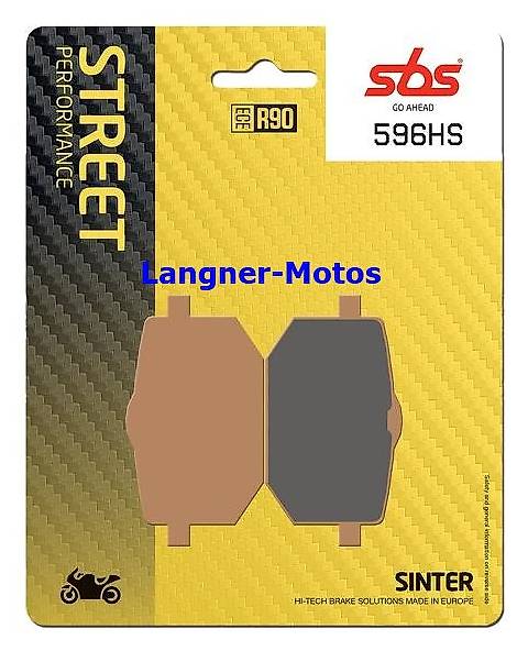 bremsbelag sbs 596 hs moto-guzzi ntx 750 yamaha tenere 600