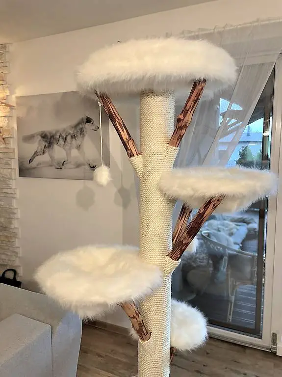 naturholz katzenbaum xl kratzbaum vollholz natur neu