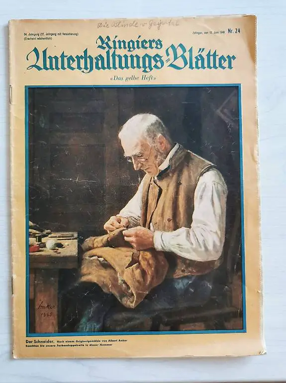 Ringiers Unterhaltungs-Blätter "Das gelbe Heft"