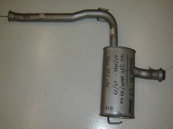 Auspufftopf Mitte Renault R21 2.2 Limousine 1986-