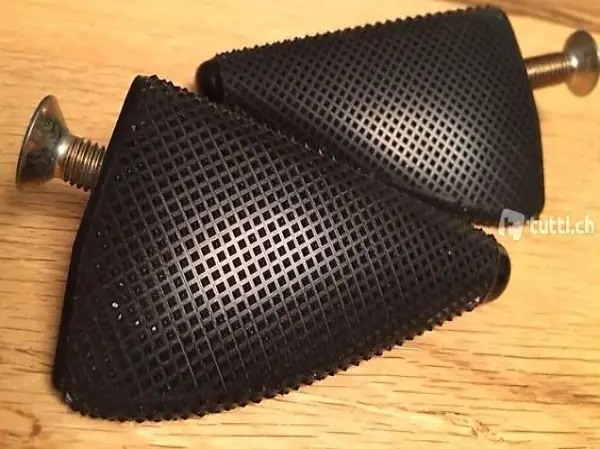 turbomaX-Fussrasten NeuwareSchwarz